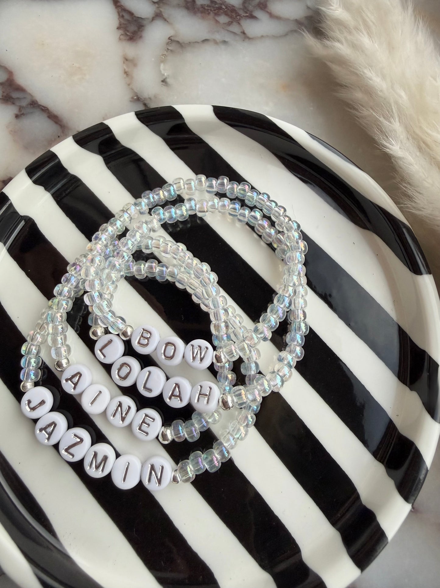 Children’s personalised mermaid bracelets