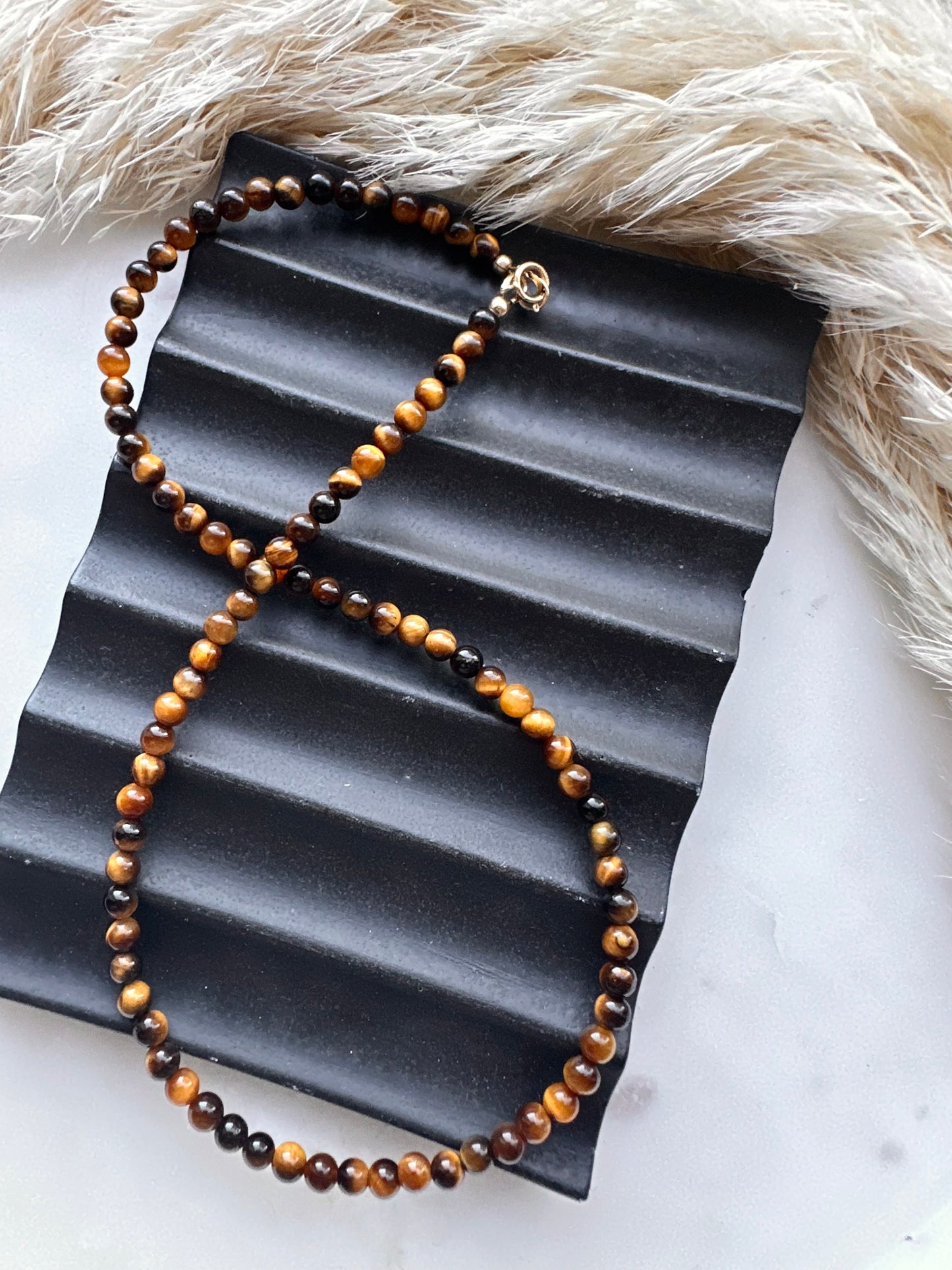 Tigers eye choker