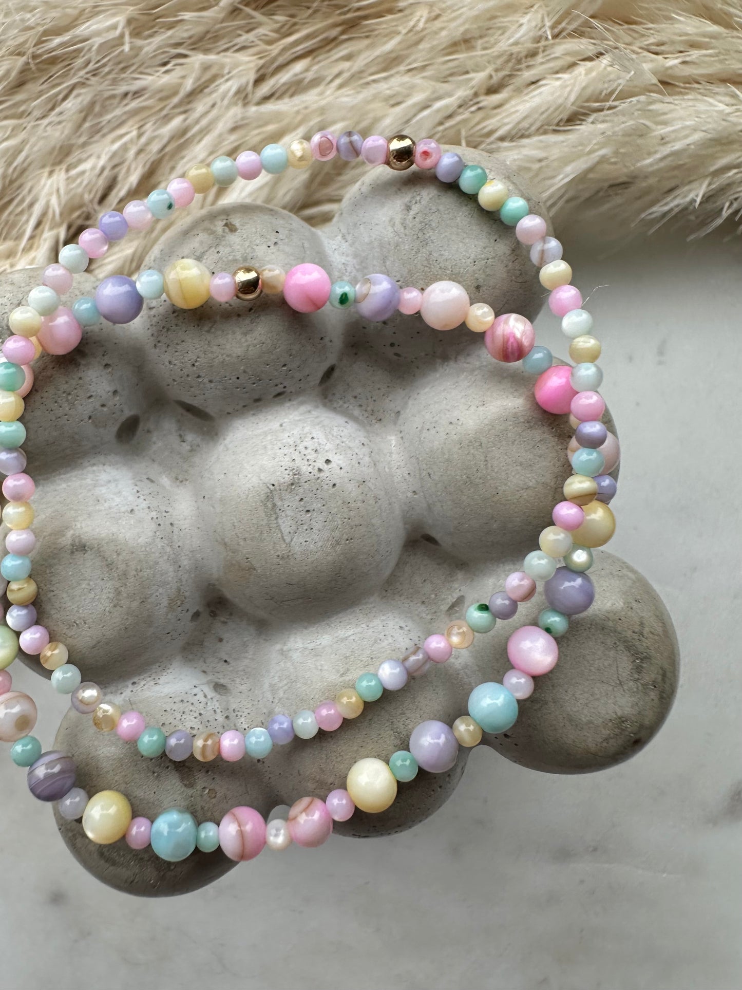 Candy pearls satellite bracelet