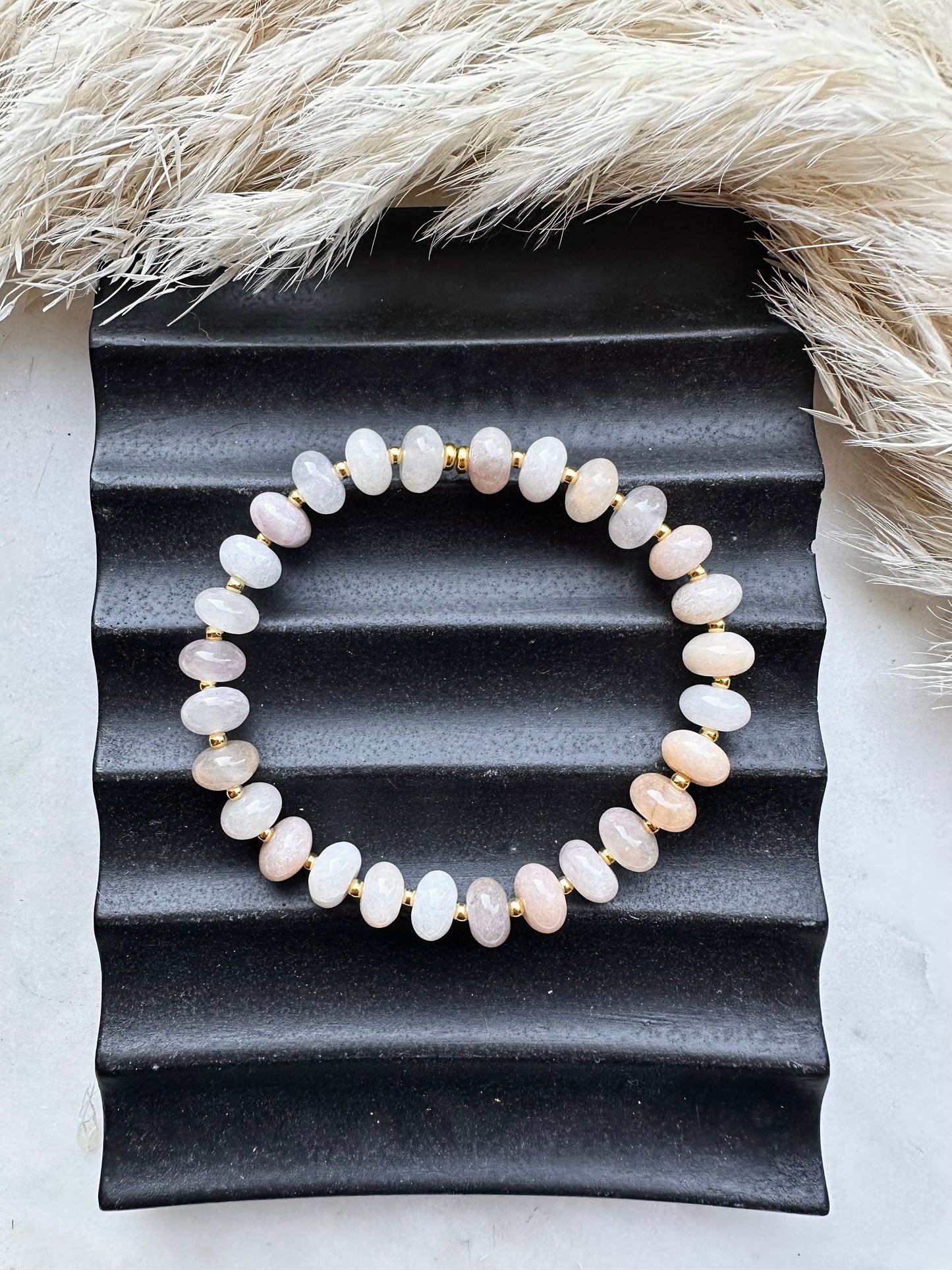 Natural agate bracelet