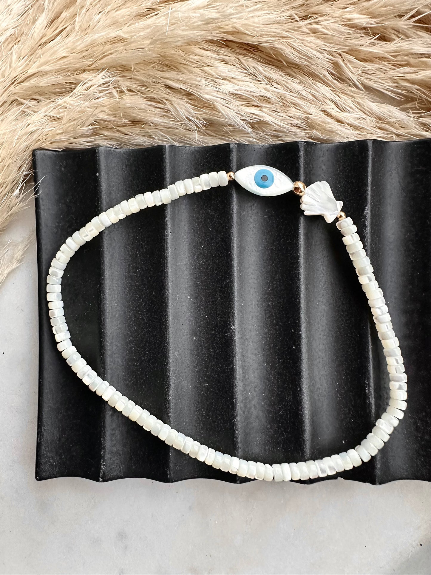 Shell 🐚 & shield 🧿 anklet