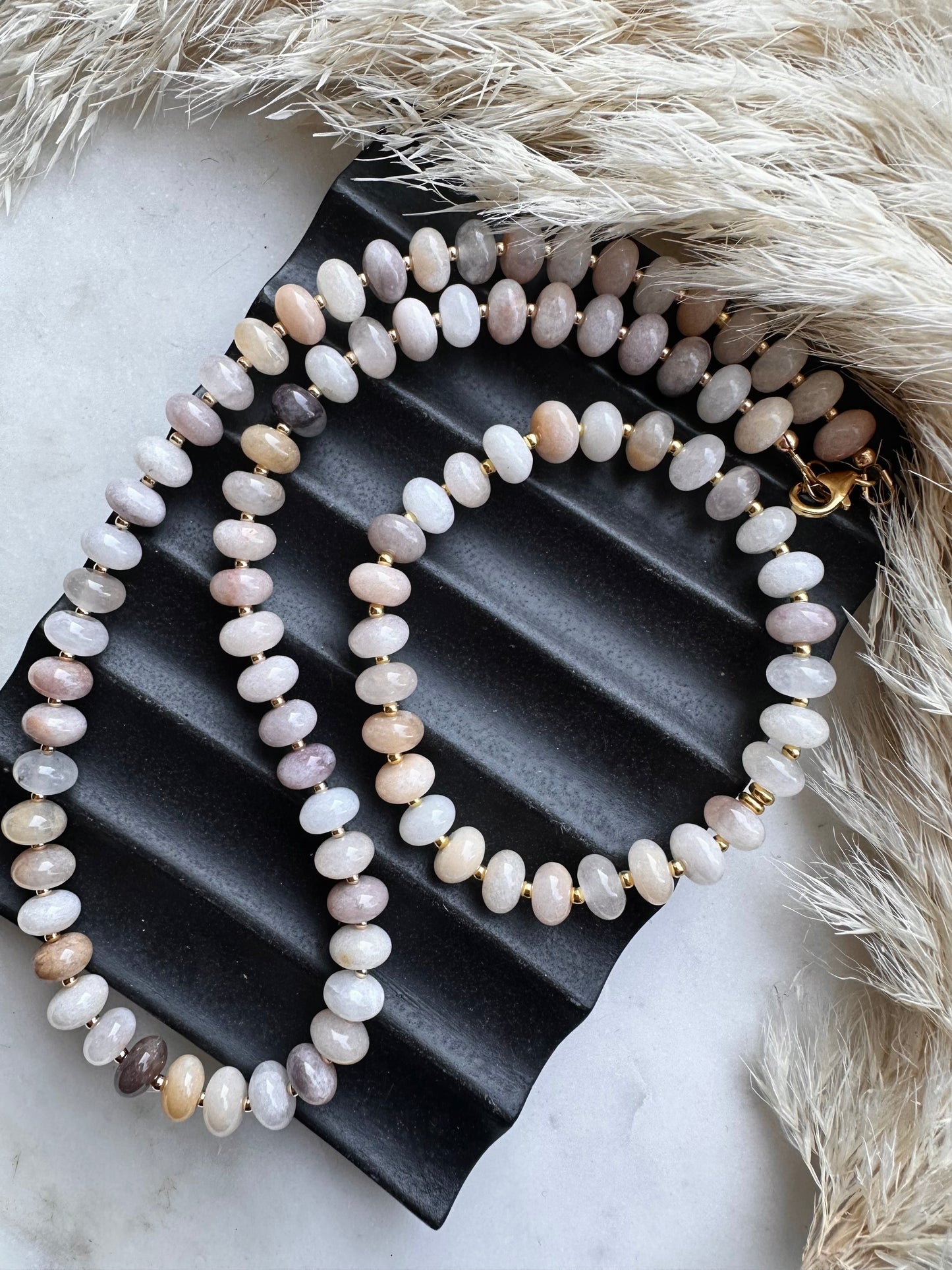 Natural agate bracelet