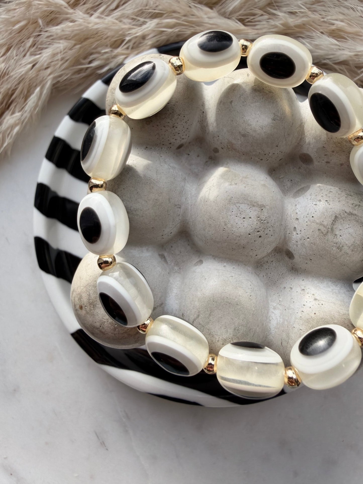 Luxe Oval Evil Eyes