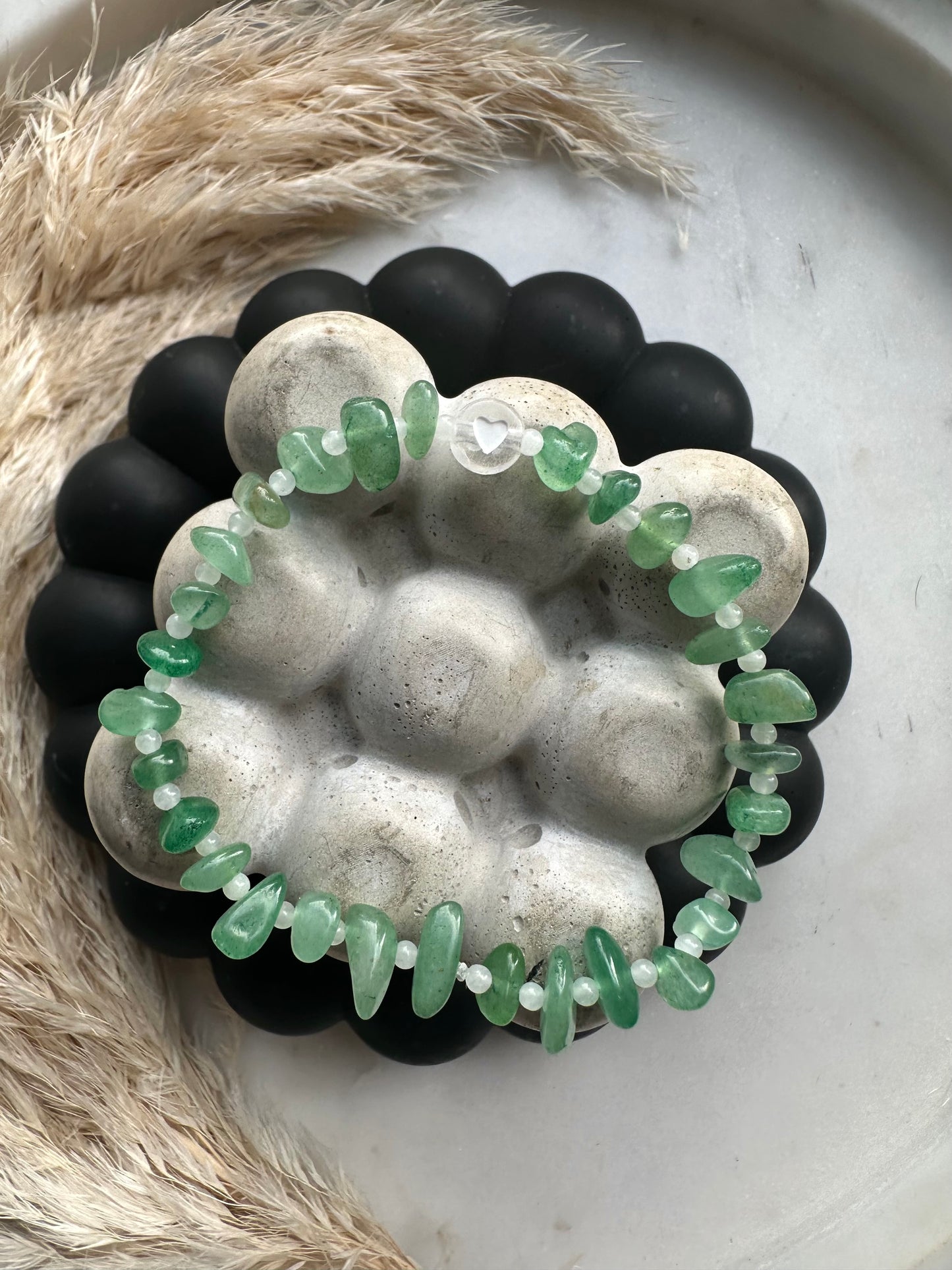 Aventurine heart