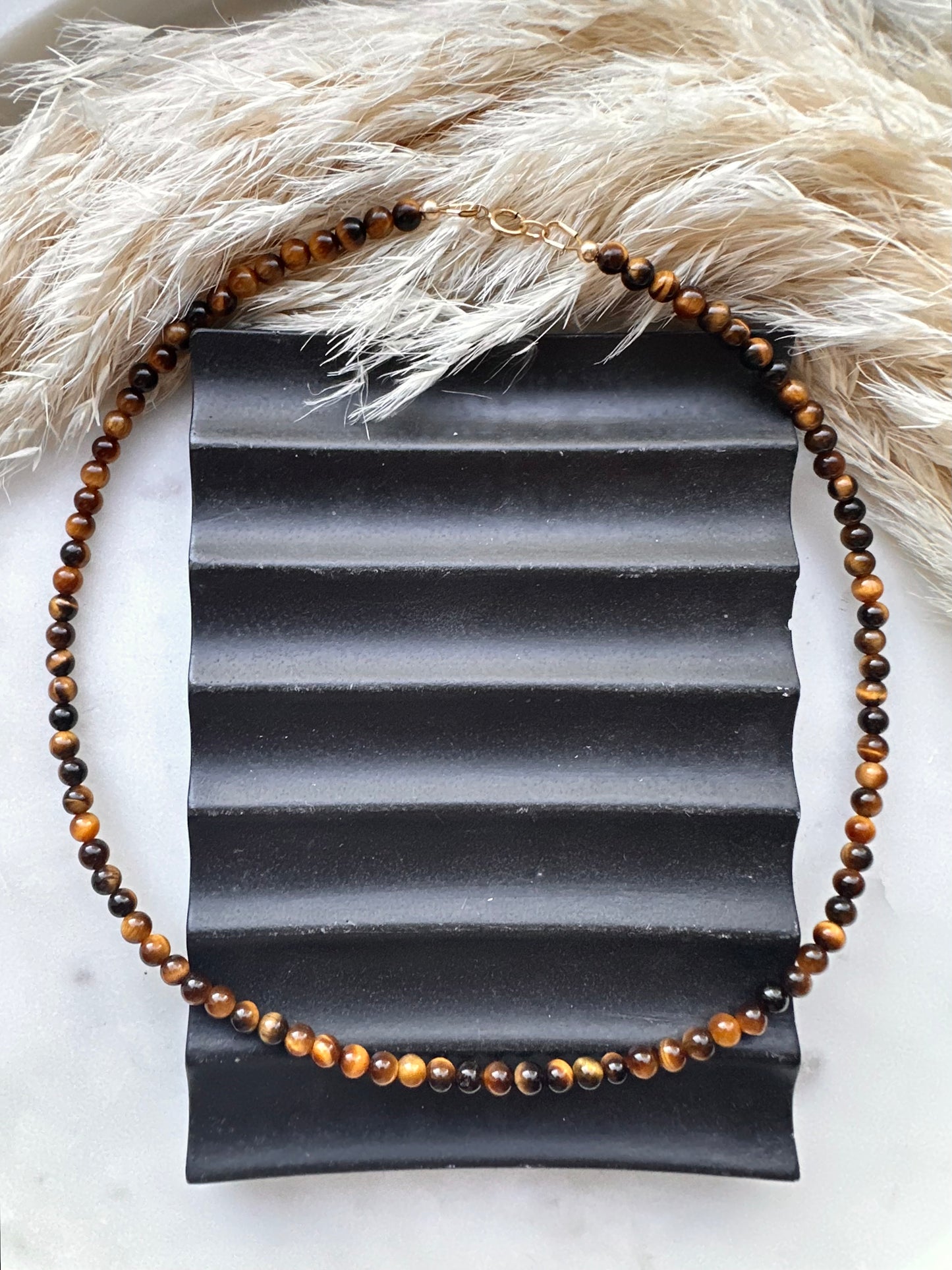 Tigers eye choker