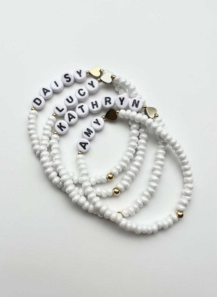 Hematite heart stacking bracelets