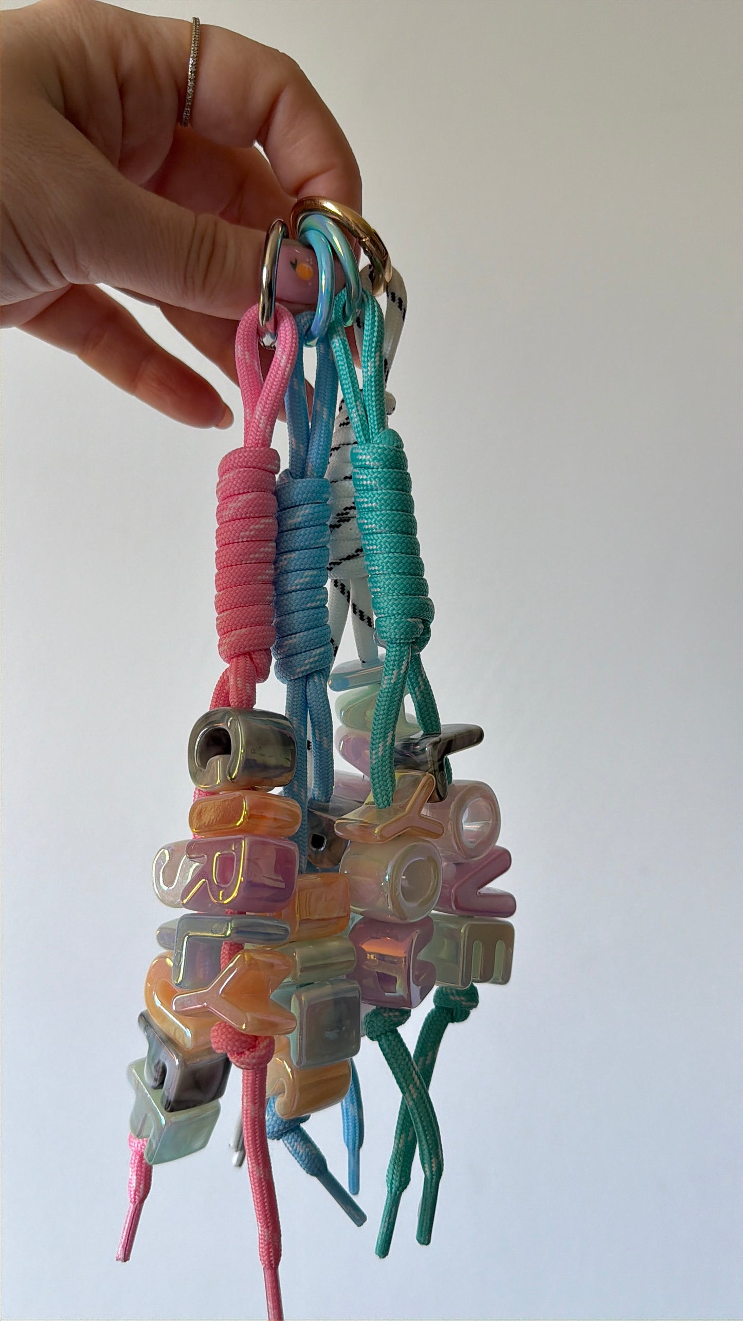 The Pastels - custom clip charms