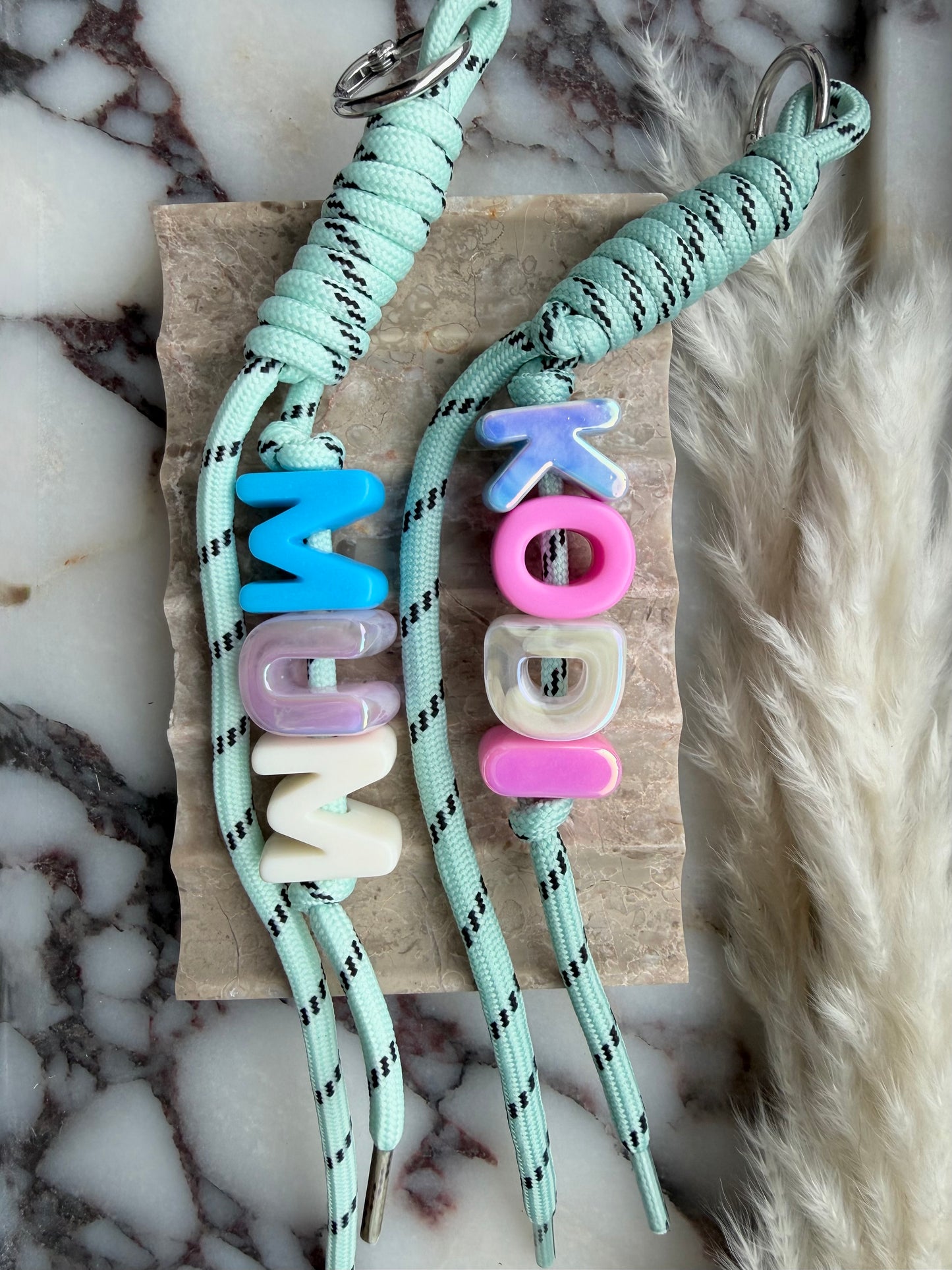 The Pastels - custom clip charms