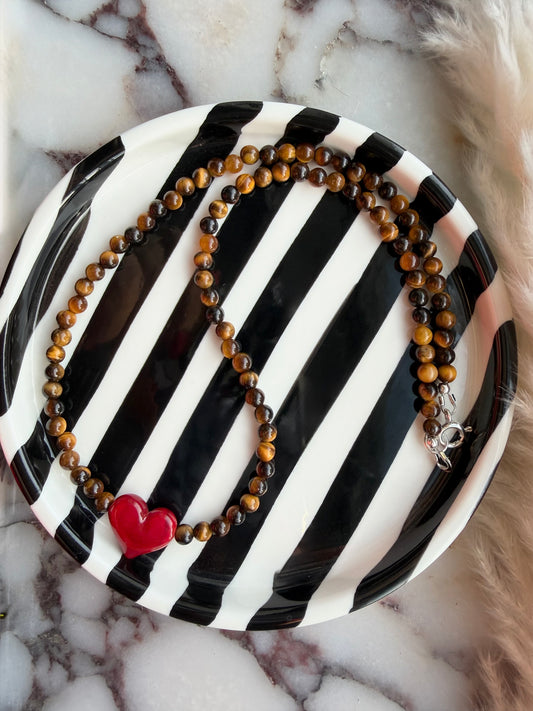 Tigers eye choker