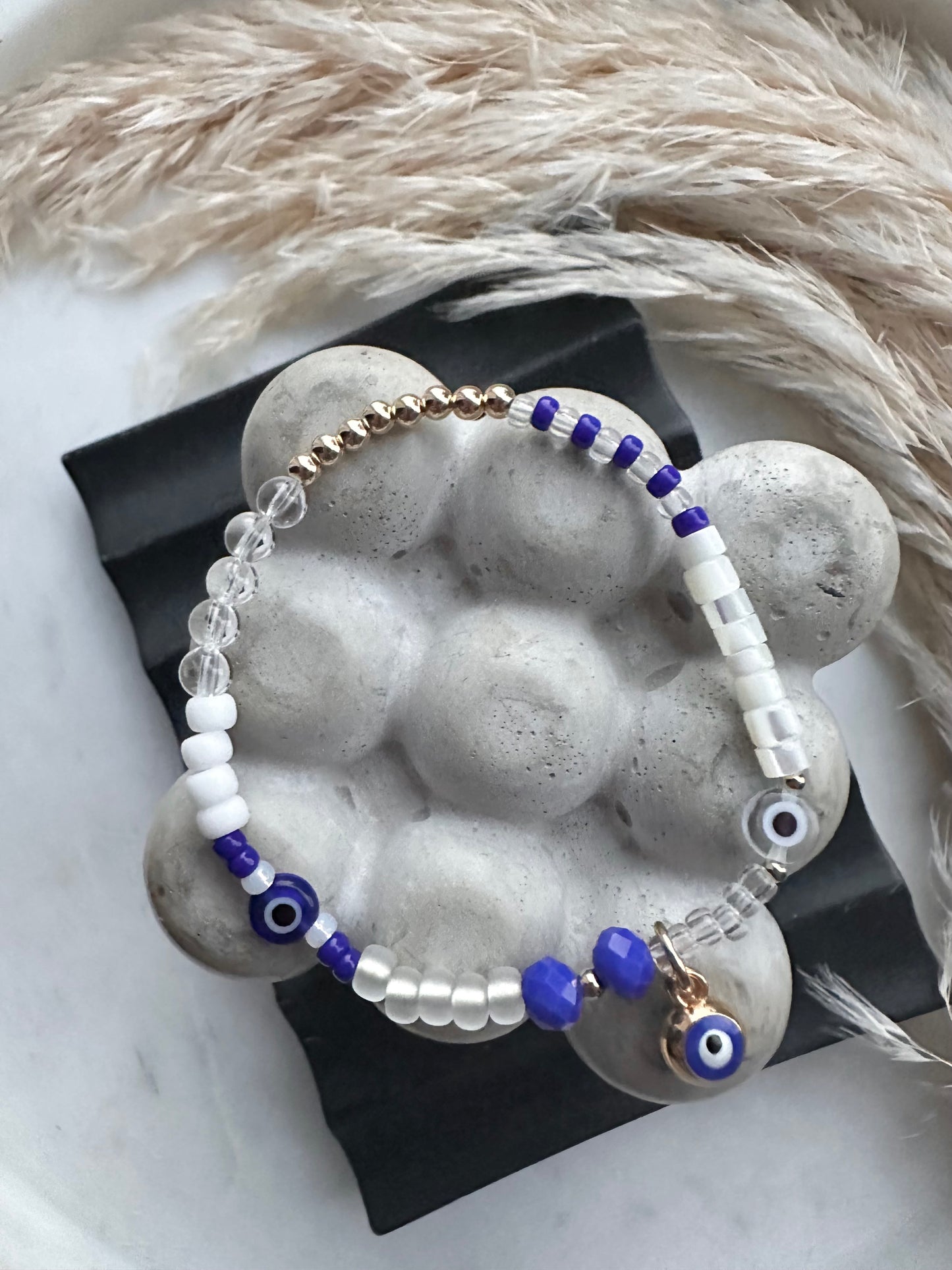 Evil eye charm bracelet