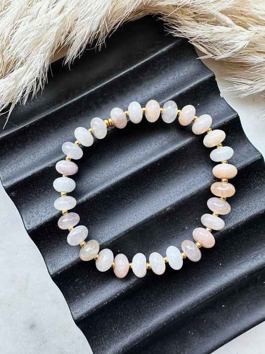 Natural agate bracelet