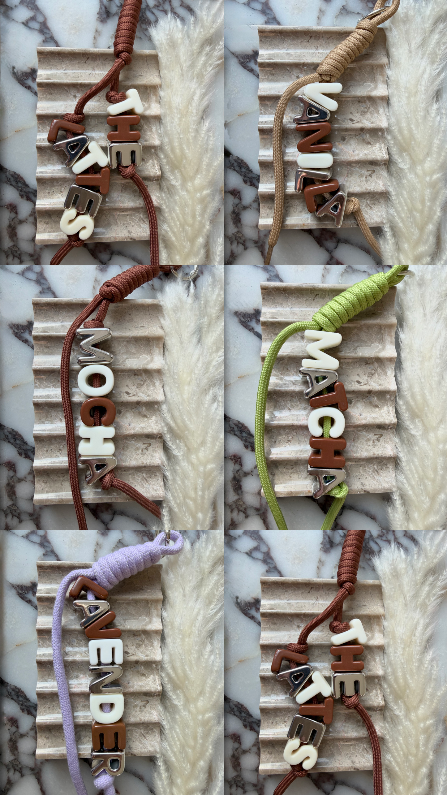The Lattes - custom clip charms