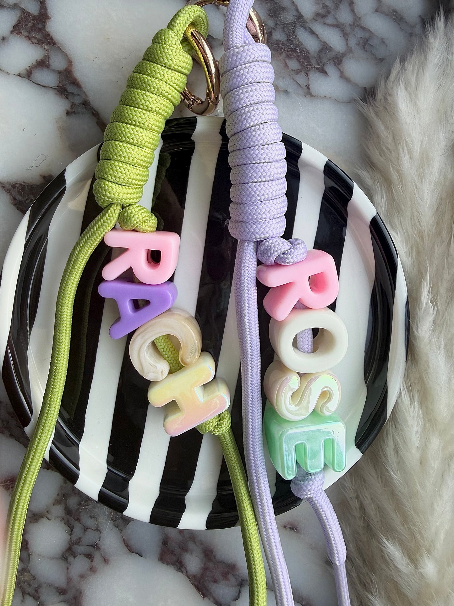 The Pastels - custom clip charms