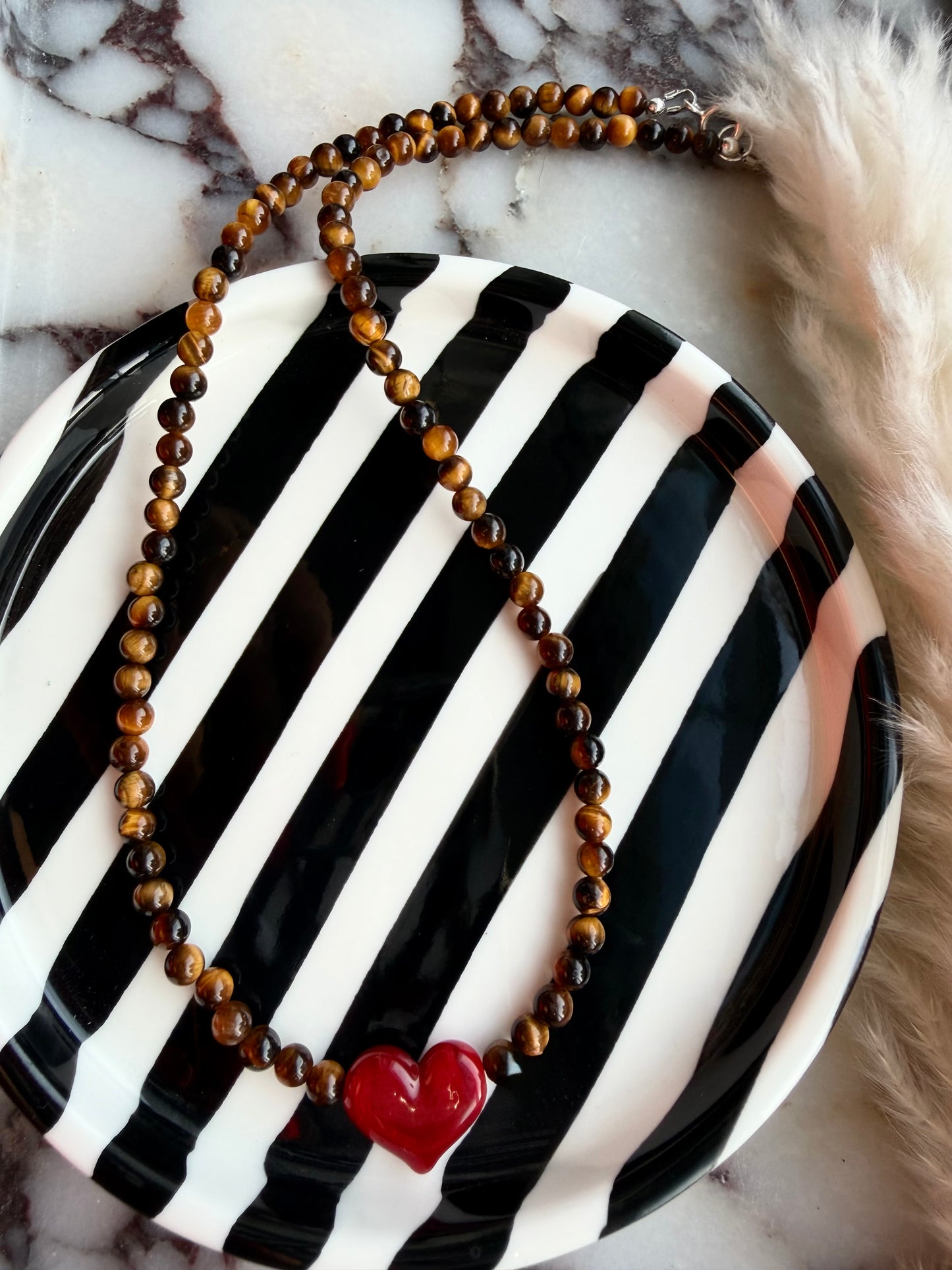 Tigers eye choker