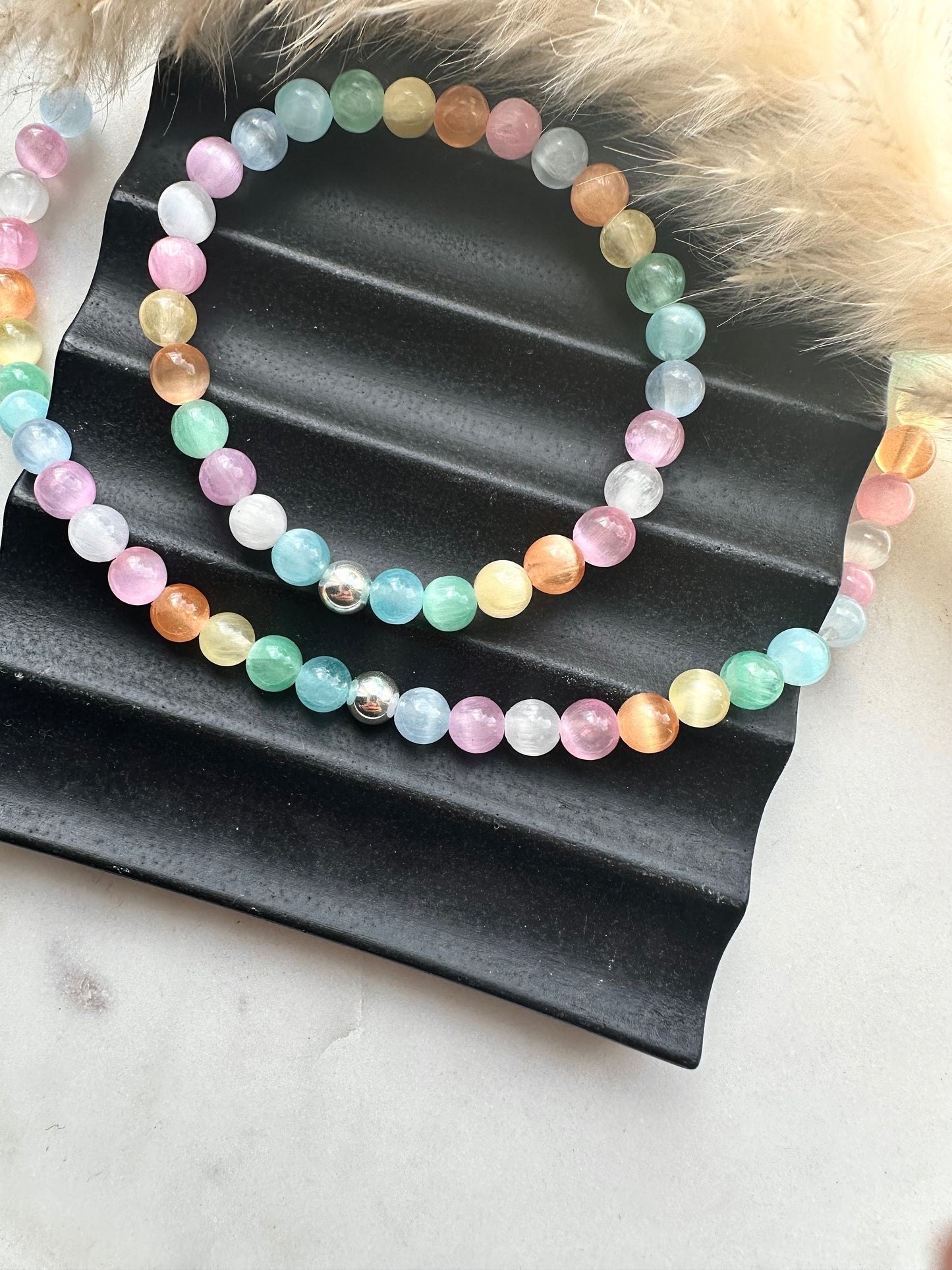 Candy Selenite necklace