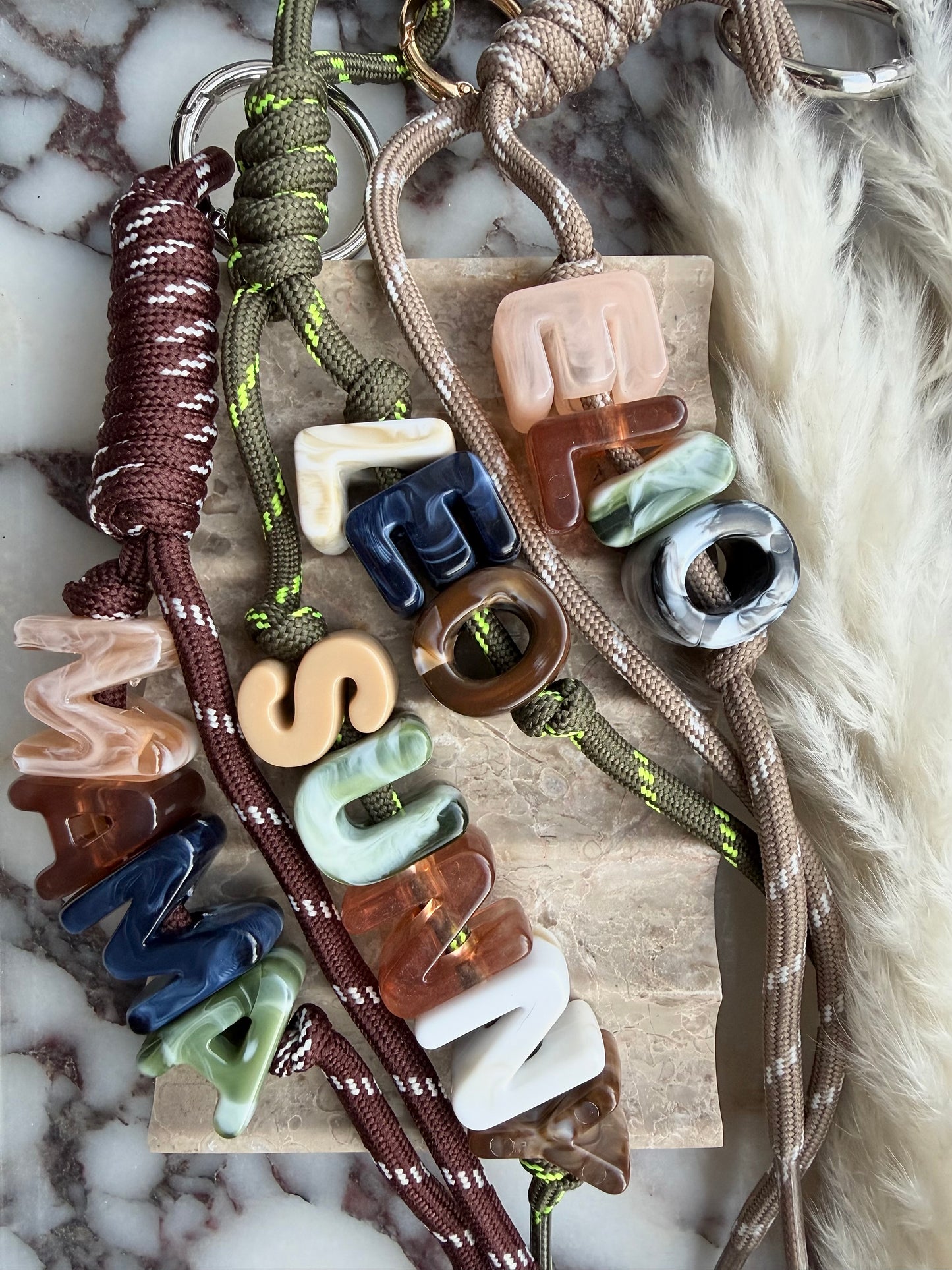 The Neutrals - custom clip charms