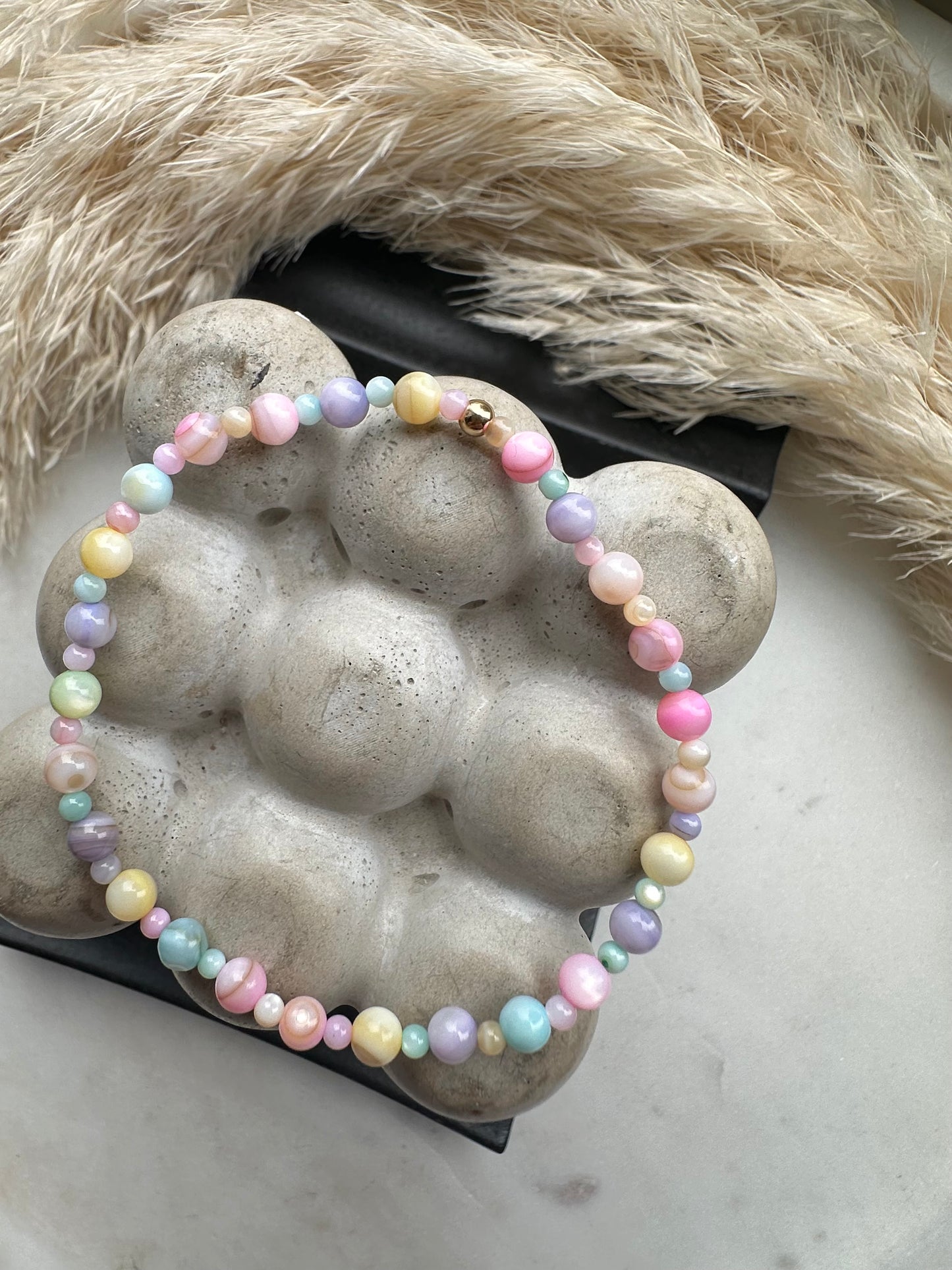 Candy pearls satellite bracelet