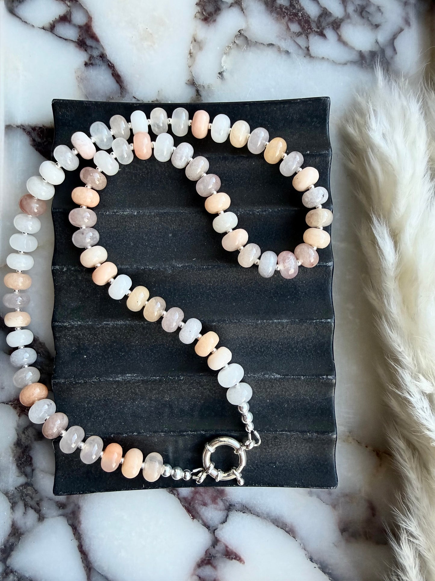 Natural Pink Aventurine necklace