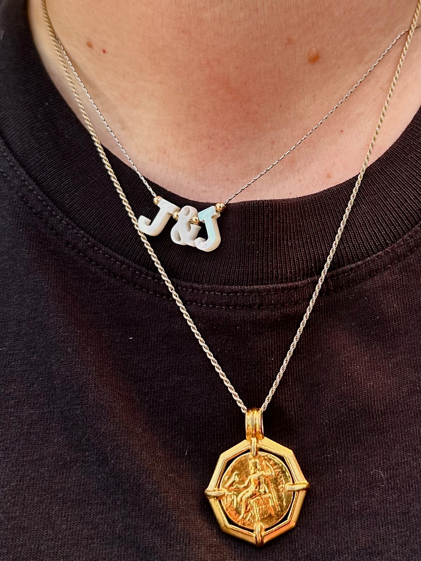 Statement Initials necklace