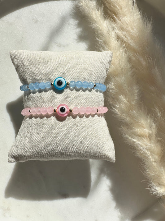 Pastel evil eyes