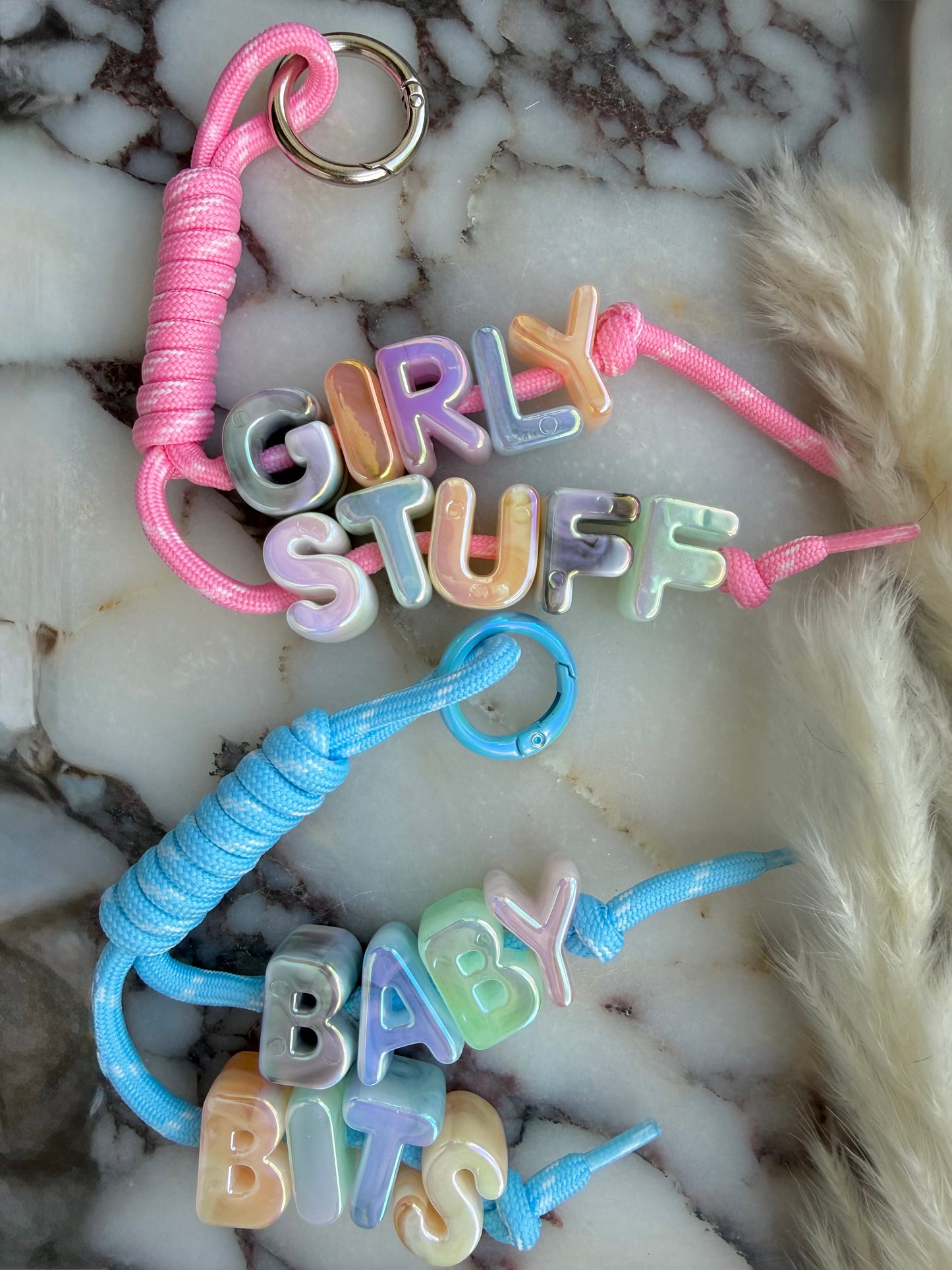 The Pastels - custom clip charms