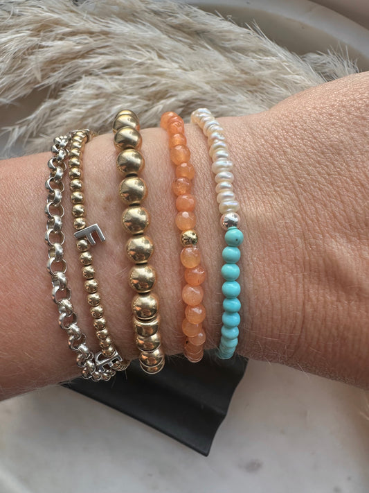 Beach Vibes - gemstone bracelets 🐚