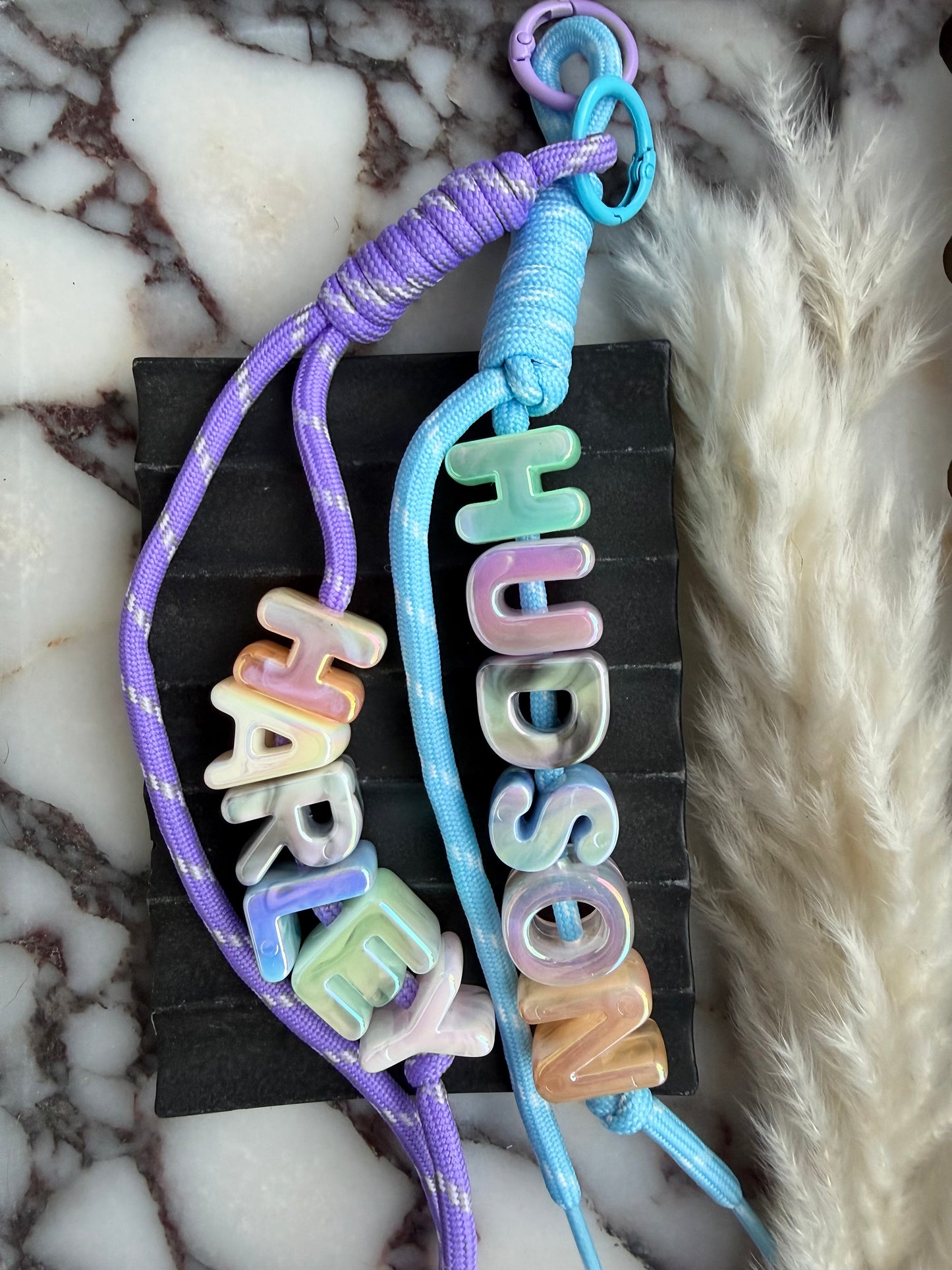 The Pastels - custom clip charms