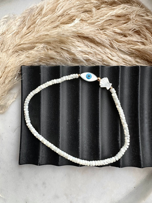 Shell 🐚 & shield 🧿 anklet