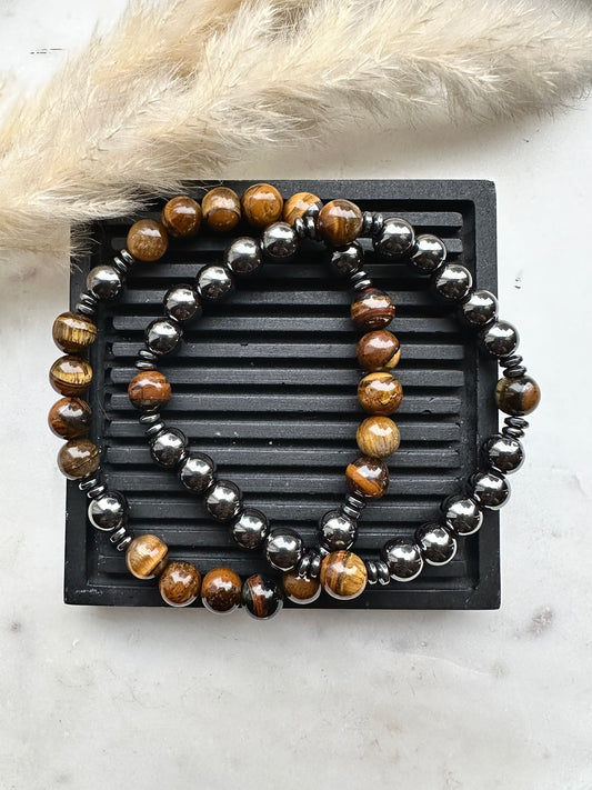 Tigers Eye & Hematite