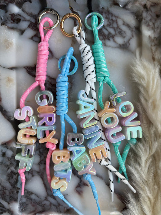 The Pastels - custom clip charms