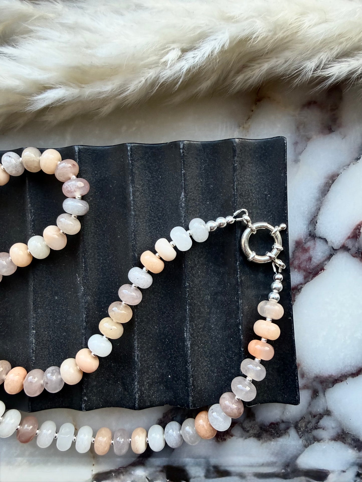 Natural Pink Aventurine necklace