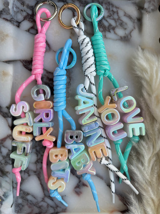 Pastel custom clip charms