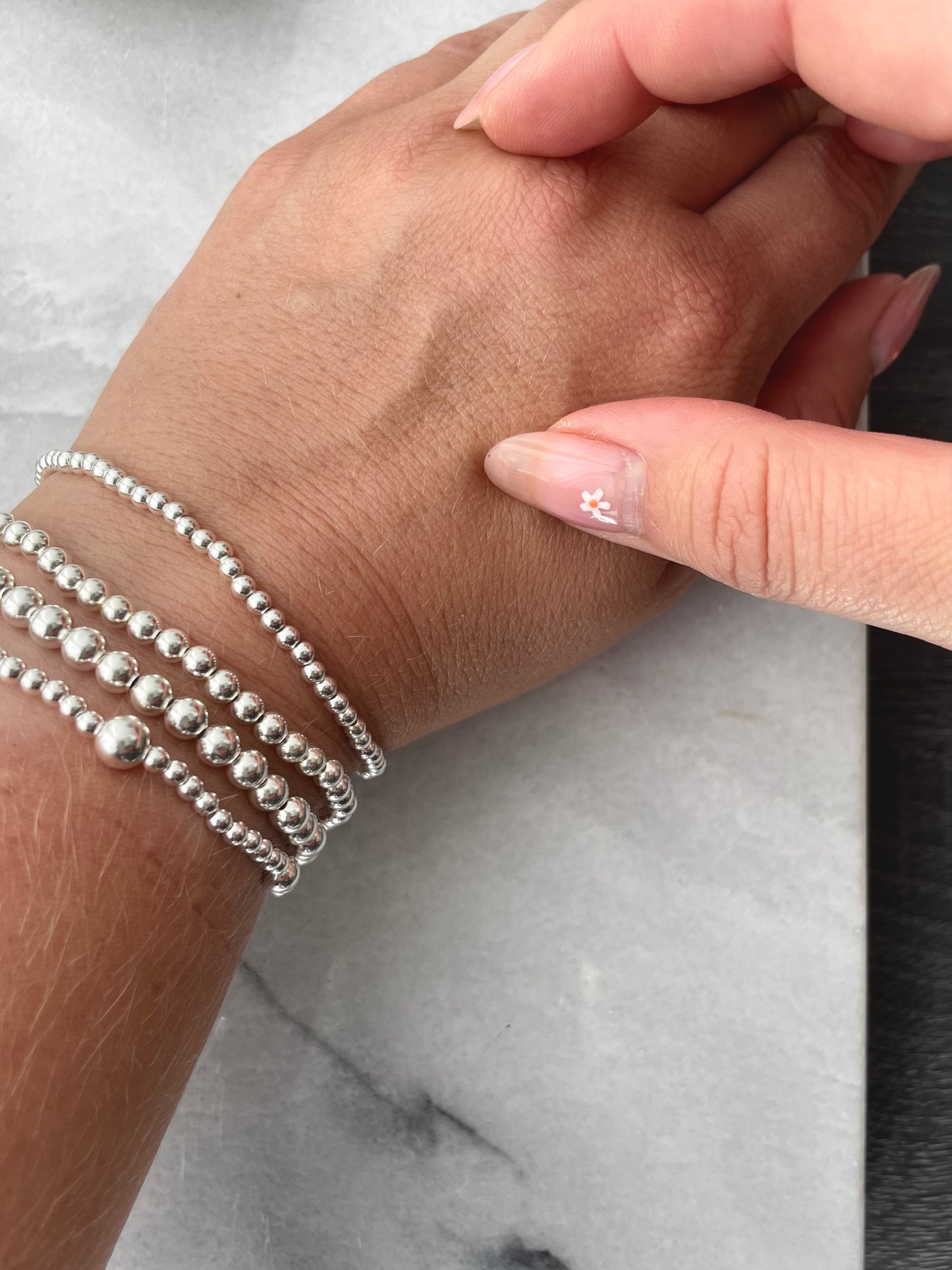 Sterling Silver stacker bracelets