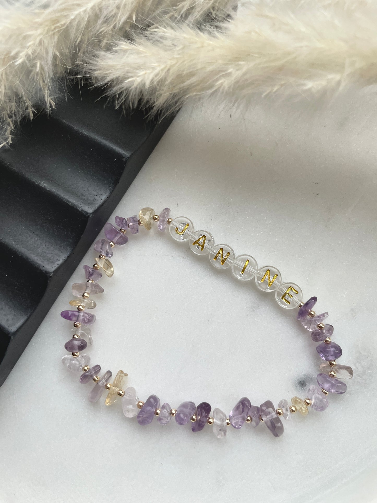 Ametrine personalised crystal chip