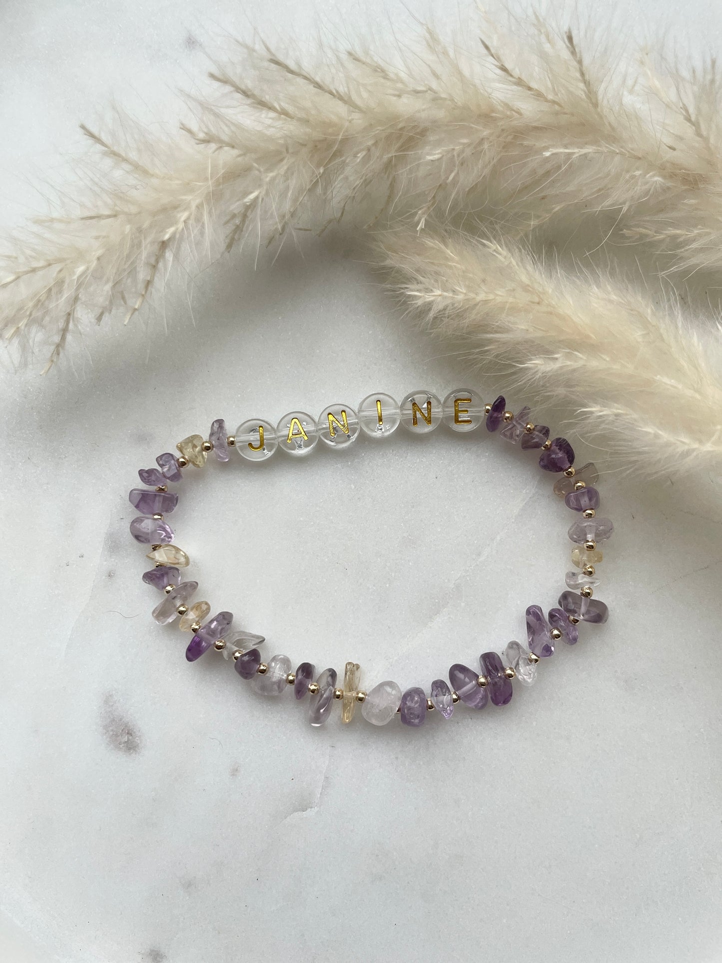 Ametrine personalised crystal chip