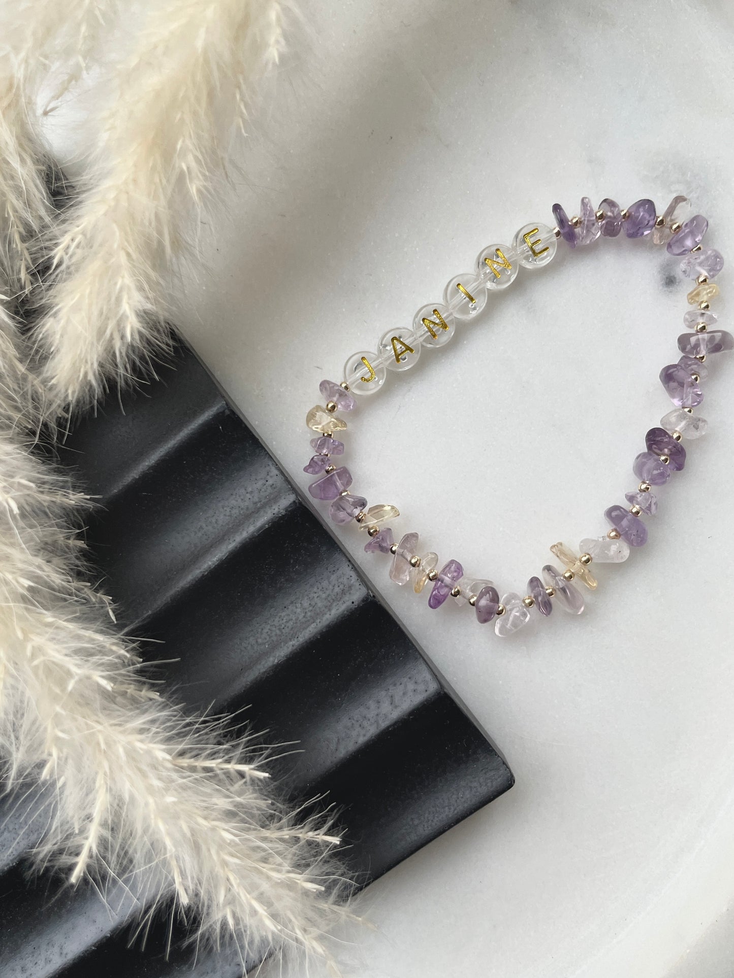 Ametrine personalised crystal chip